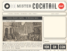 Tablet Screenshot of mistercocktail.net